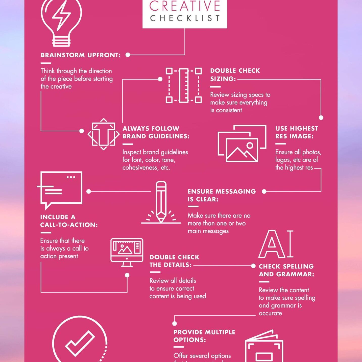 Visual Checklist Infographic