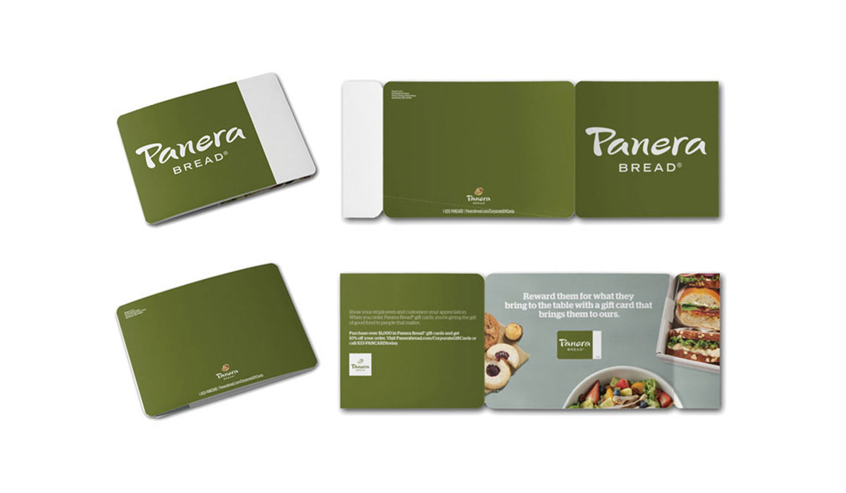 Panera Gift card design 