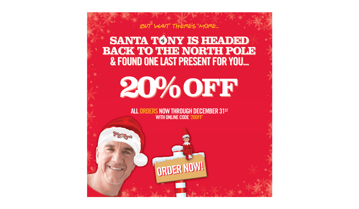 social_tony Social Media and Email Marketing for Tony Roni's