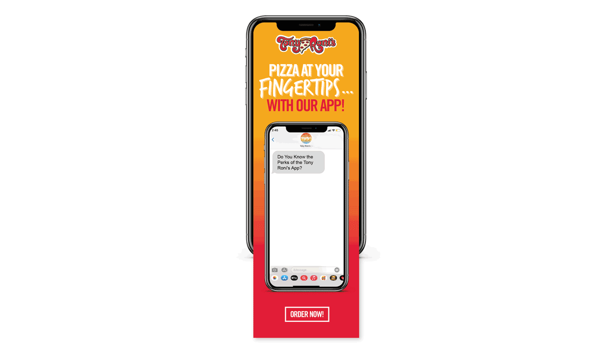 Tony Roni’s App Email