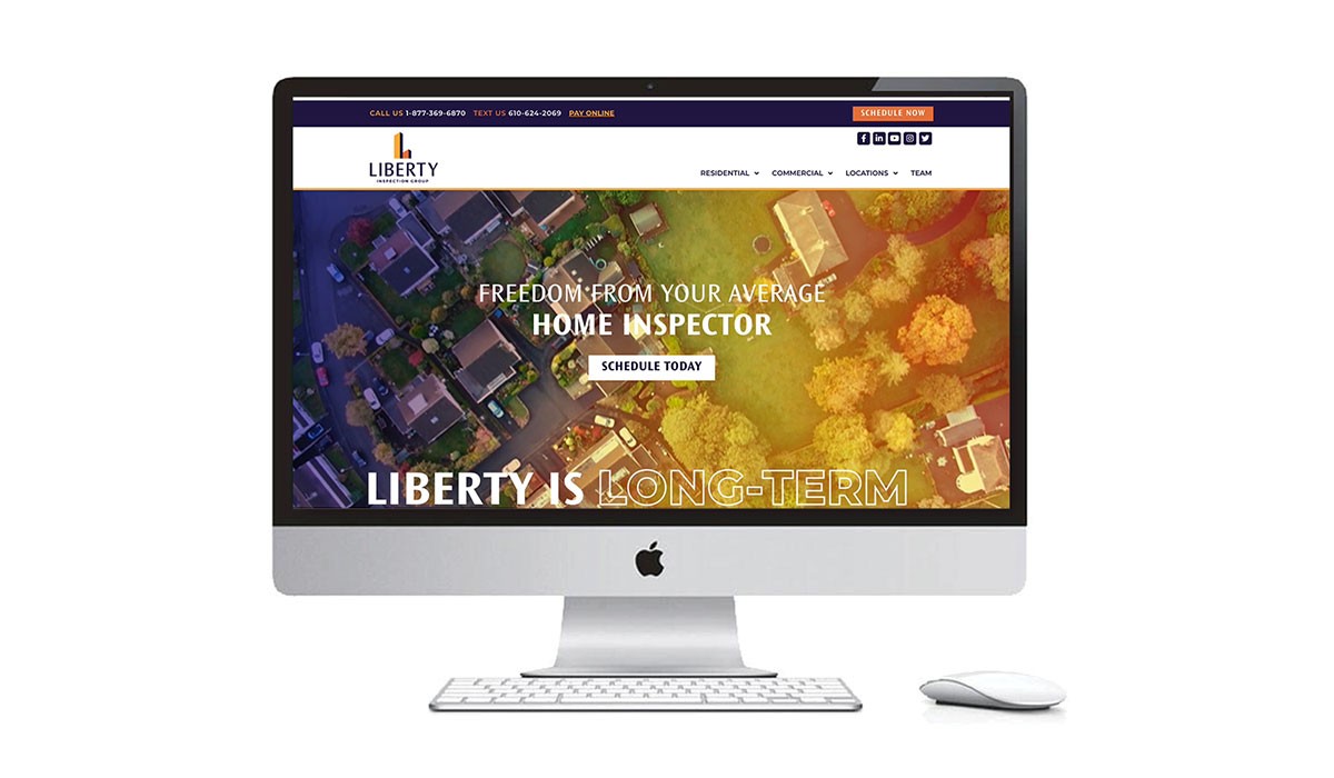 Philadelphia website design agency - case study 003 liberty