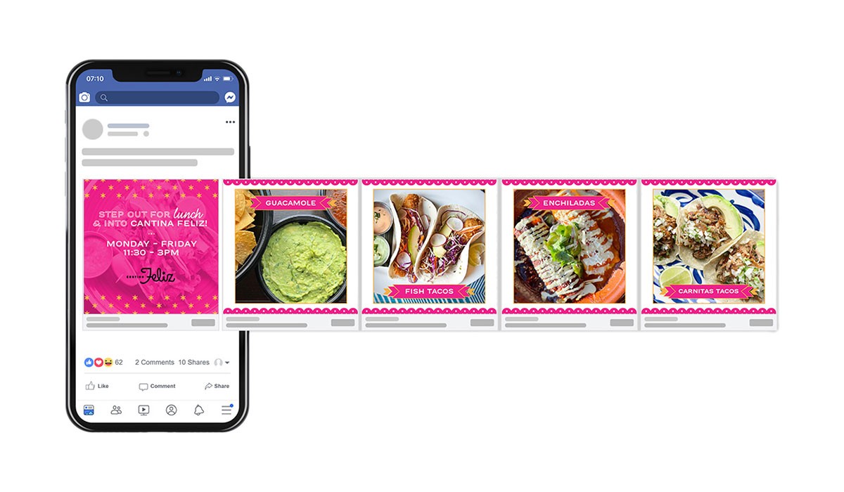 Social Media Marketing Case Study Facebook Ad Cantina