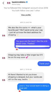 Baskin-Robbins Social Media Marketing