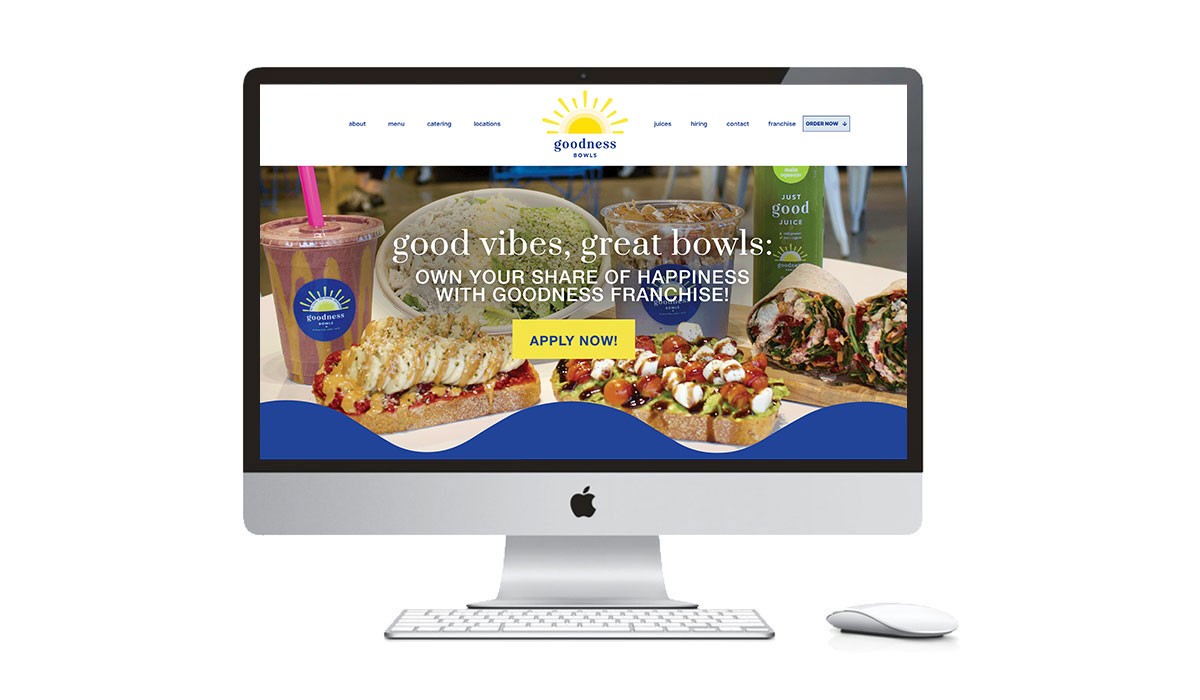 Goodness Bowls Website Design