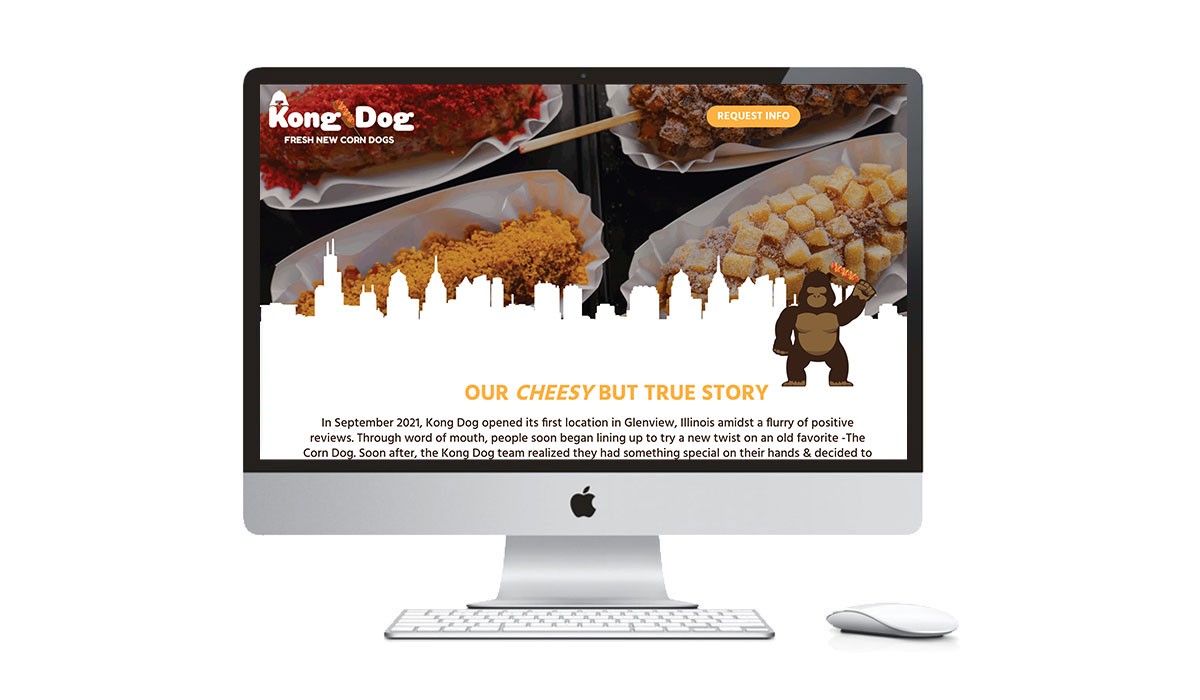 Kong Dog Website Design