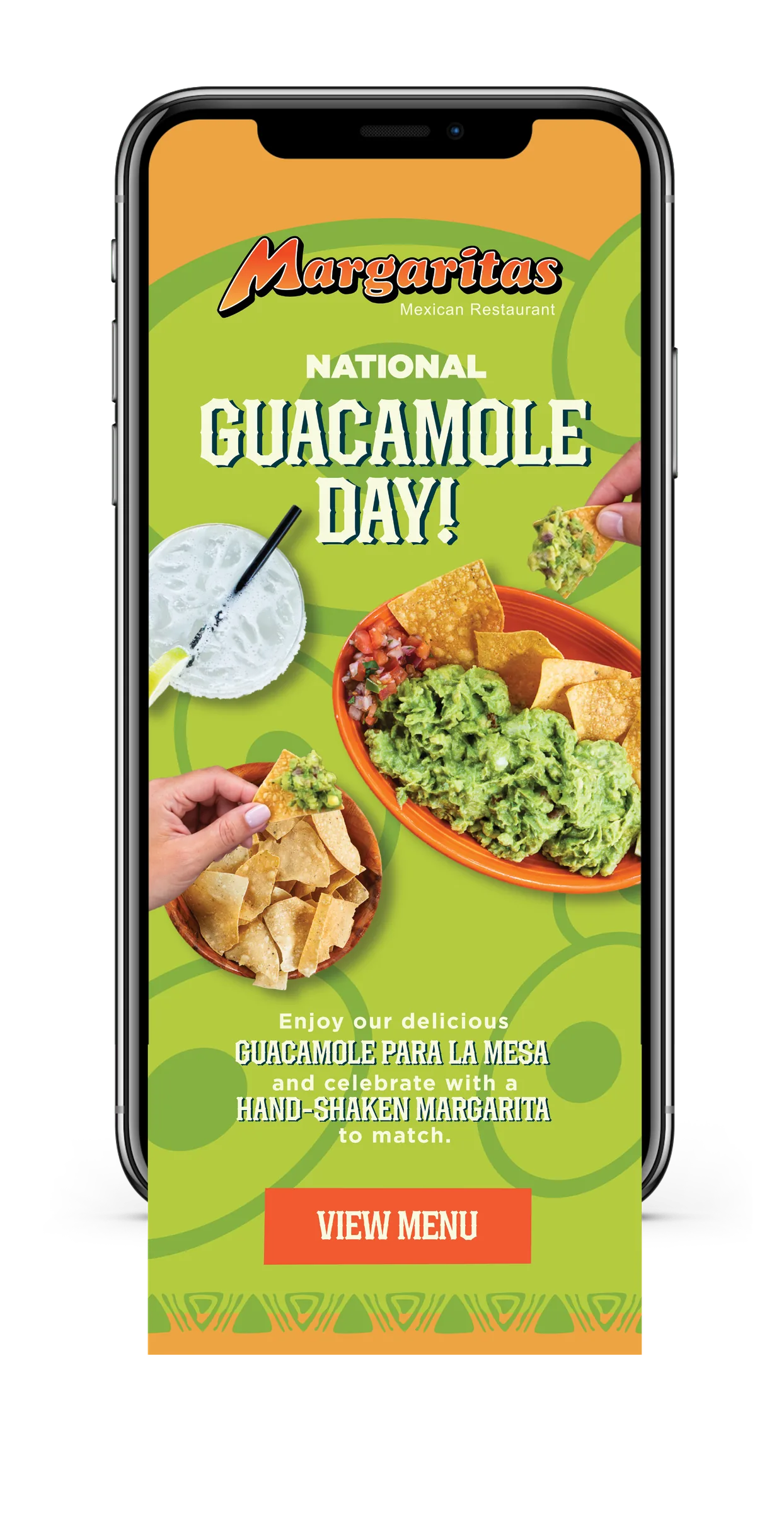 Margaritas National Guacamole Day